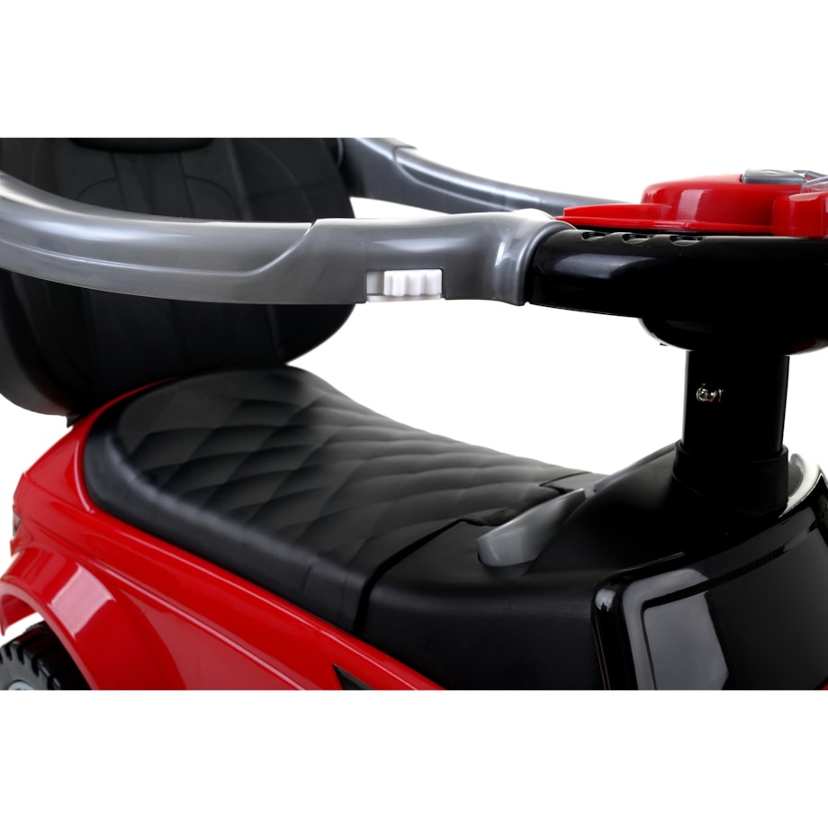 Jeździk FUNFIT KIDS czerwony samochodzik dla dzieci pchacz 3w1 do 27 kg