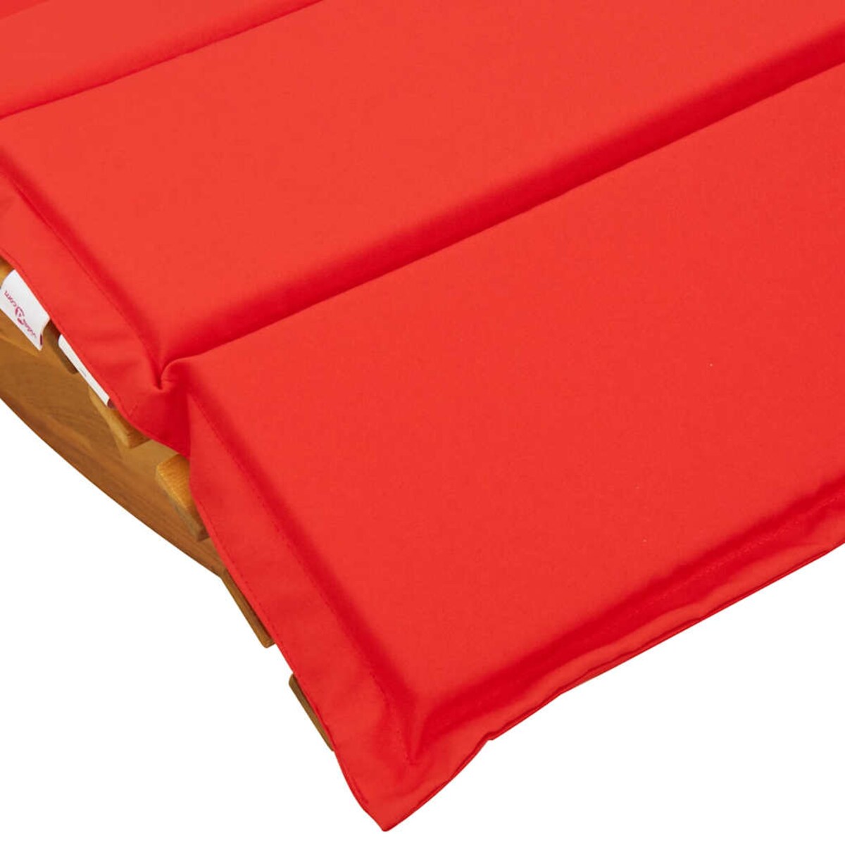 vidaXL Leżak bujany z poduszką z litego drewna akacjowego