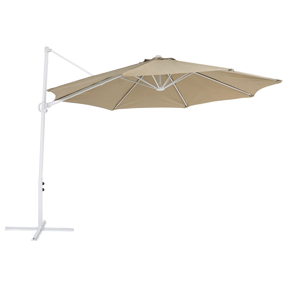 Parasol ogrodowy na wysięgniku 295 cm SAVONA II Beżowoszary