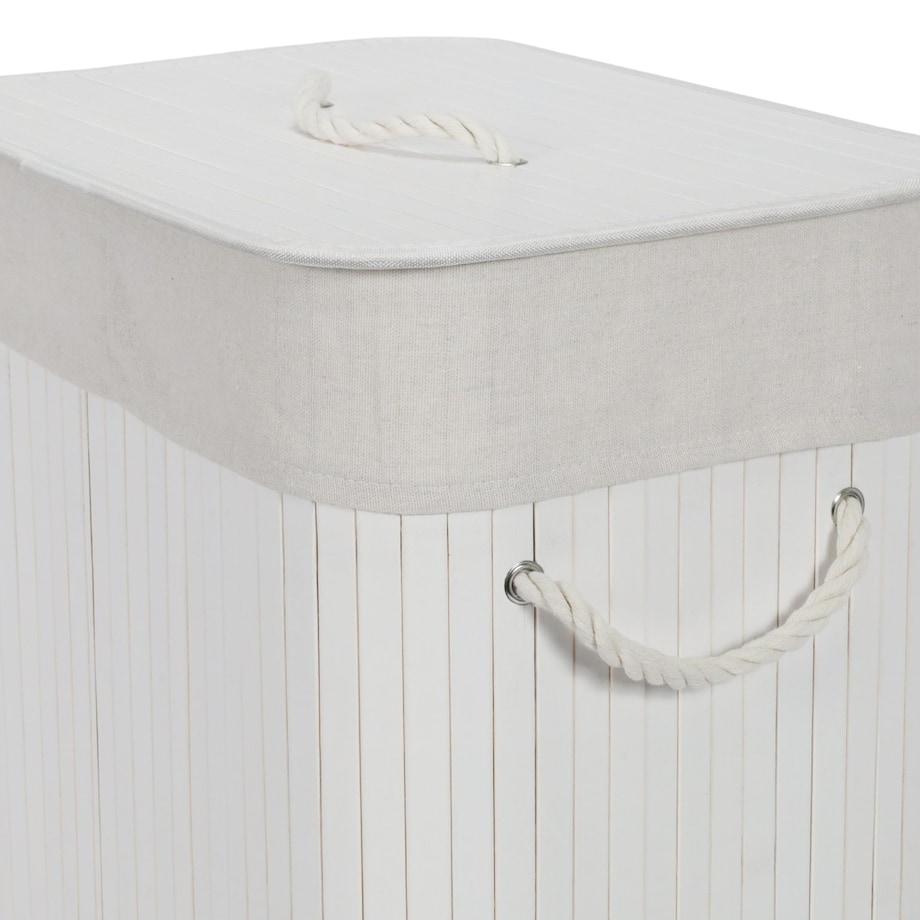 Kosz na pranie 60x40x30 cm 72 litry LAVAGG biały