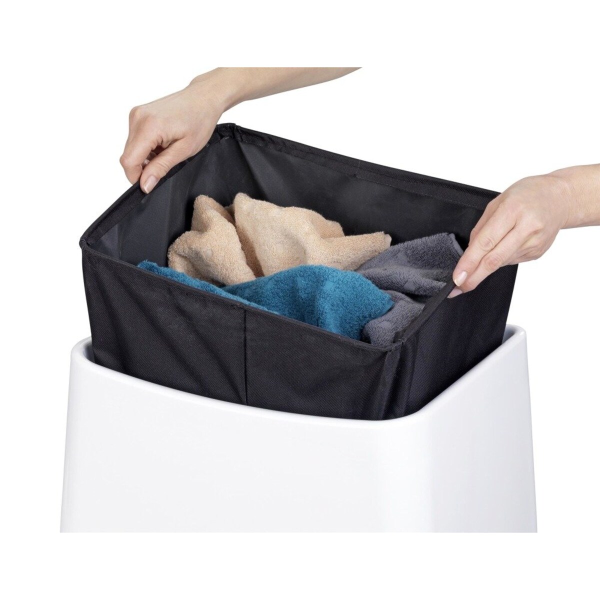 Kosz na pranie z siedziskiem, 2w1, WENKO