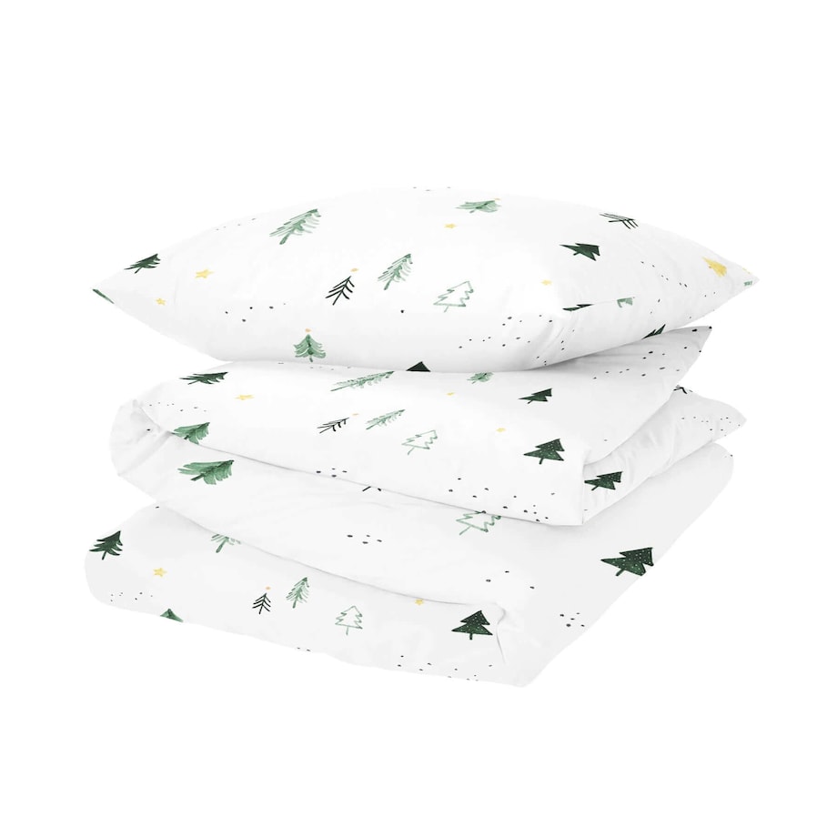 Pościel Choinki 150x200 + 50x60 cm