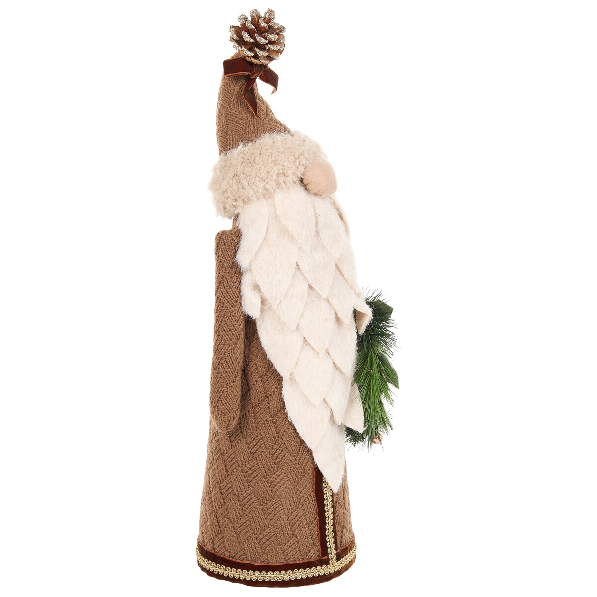 Zestaw 2 figurek dekoracyjnych PITEA 44/54 cm Krasnal Brązowy