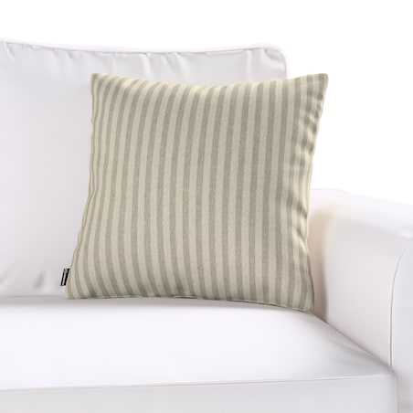 Poszewka Kinga na poduszkę 60x60 beżowo-brązowe paski