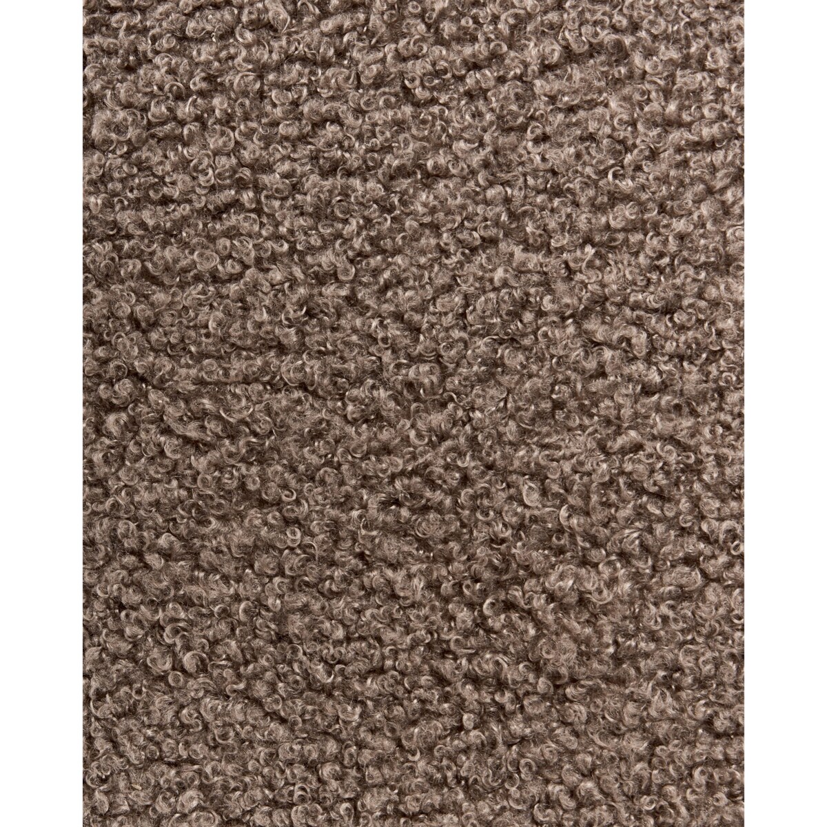 Zestaw 2 krzeseł do jadalni DALBO Boucle Ciemny brąz/ beżowoszary