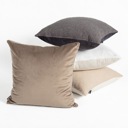 Poszewka Shirley dark grey 43x2