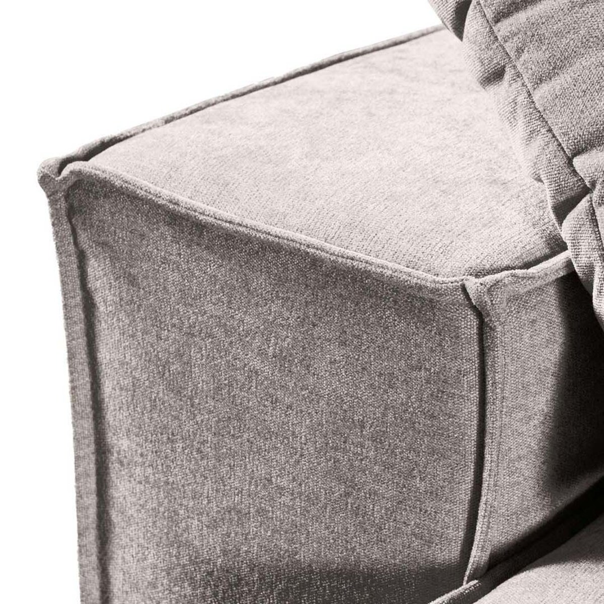 Melow Sofa narożna - jasnoszara