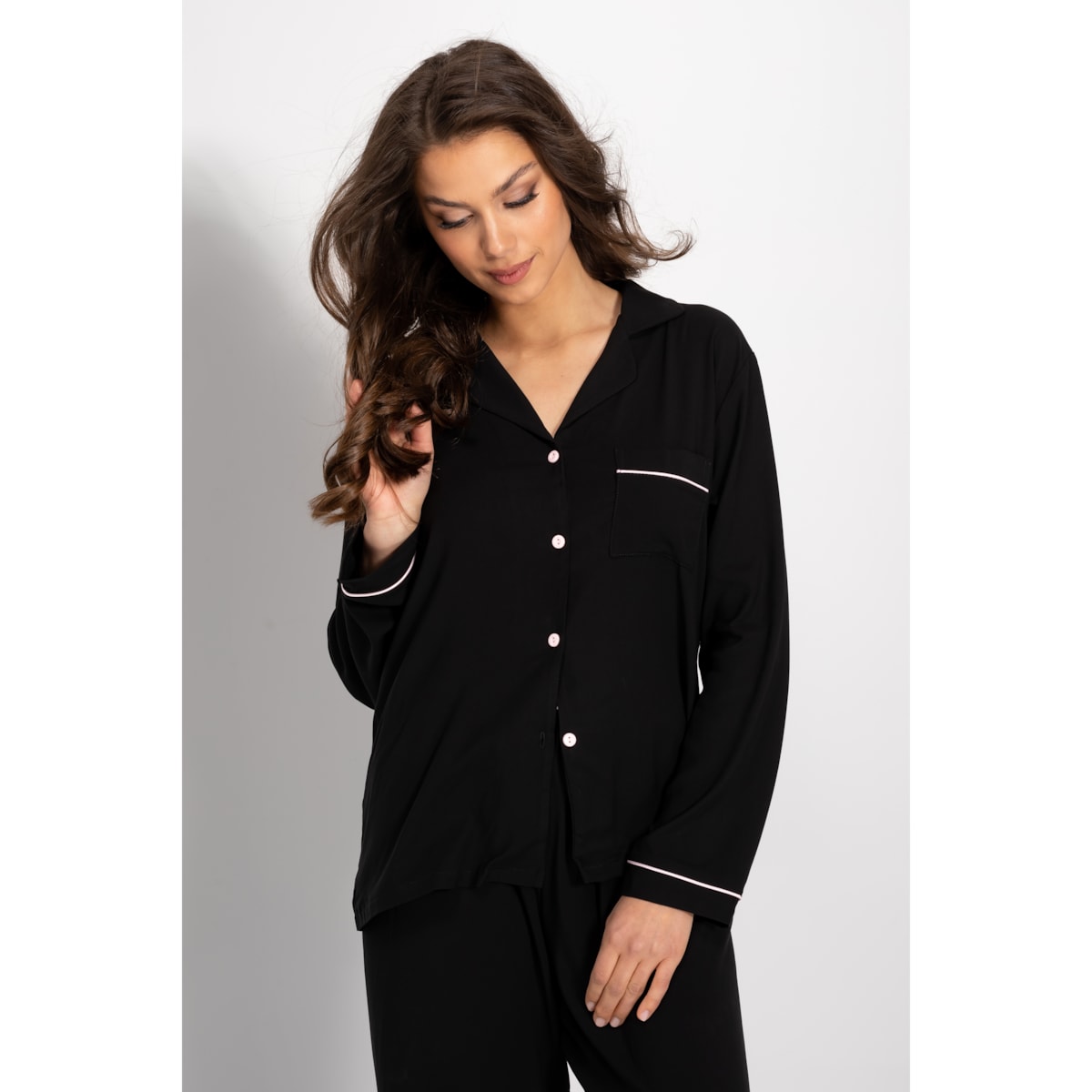 Piżama Paris Black, XL