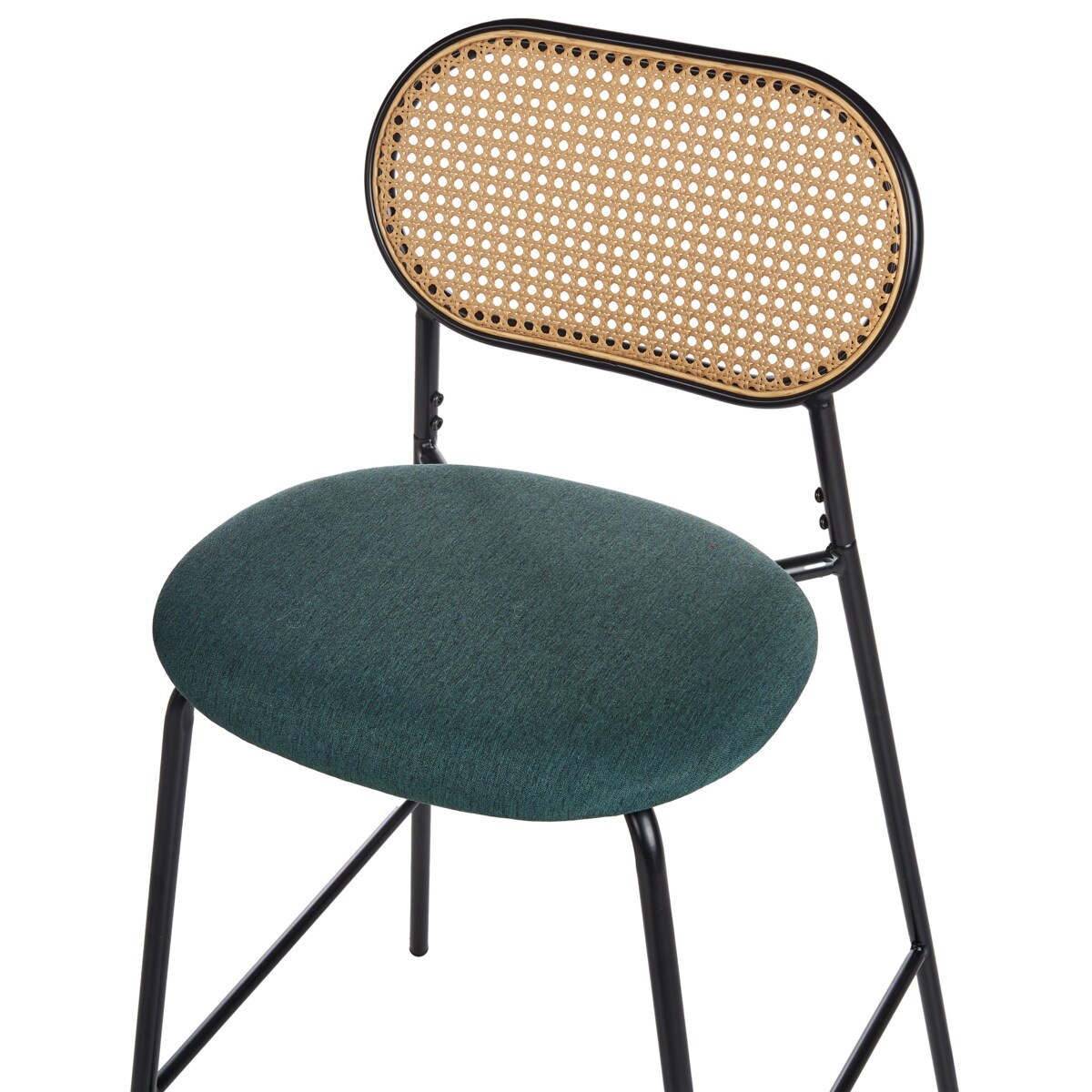 Zestaw 2 krzeseł barowych ADAVER Czarny