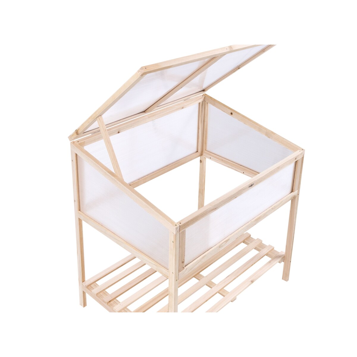 Szklarnia balkonowa ARANOVA Drewno jodłowe Jasnobrązowy 58 cm