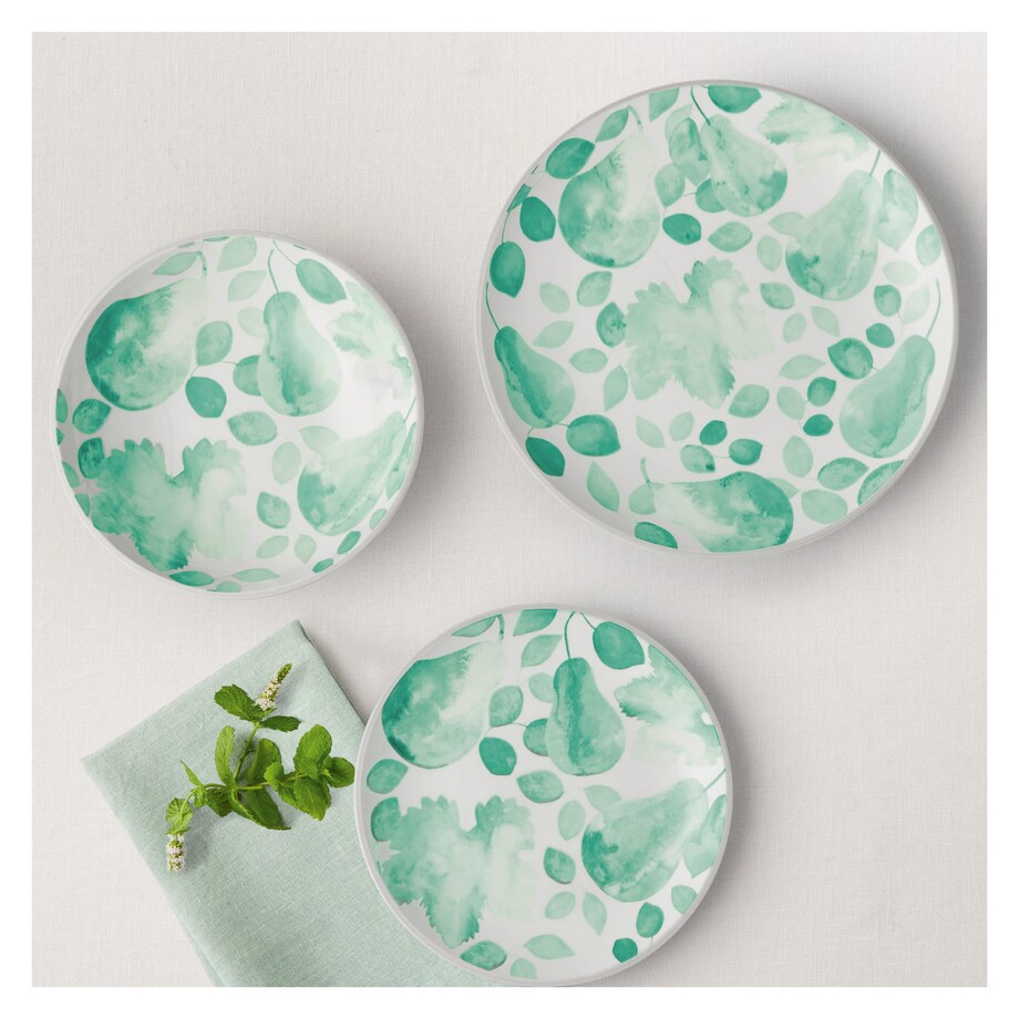 Talerz Giverny, 26,5 cm, zielony