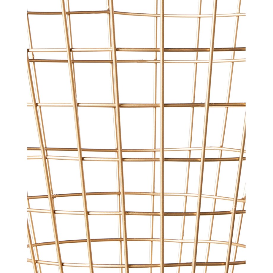 Kosz metalowy złoty NITMA