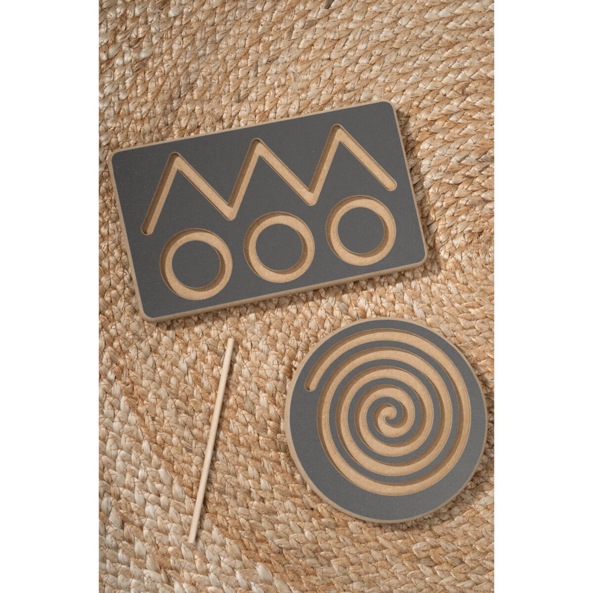 Tabliczka Grafomotoryczna SNAIL - szara