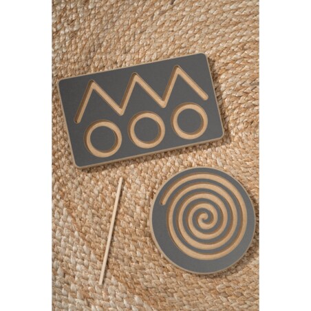 Tabliczka Grafomotoryczna SNAIL - szara