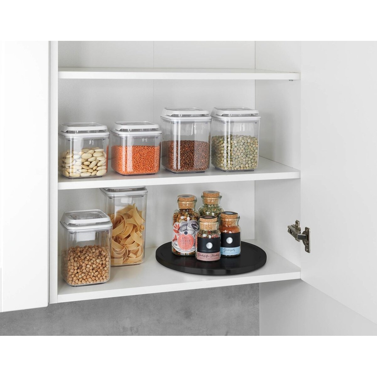 Organizer do kuchni na blat, LAZY SUSAN, metalowy, Ø 26,5 cm, WENKO