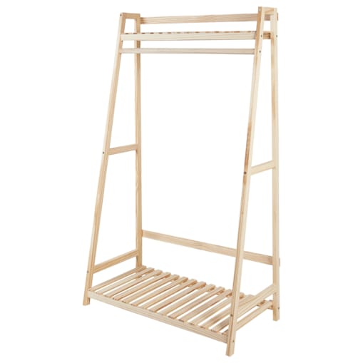 Wieszak stojący jasne drewno BAKER