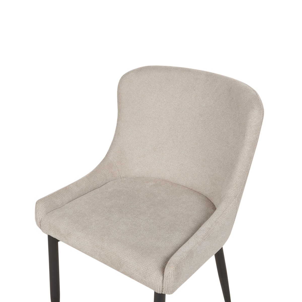 Zestaw 2 krzeseł do jadalni EVERLY Jasnobeżowy