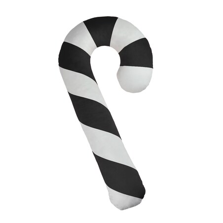 Poduszka XMAS wzór XM19 | Czarna laska cukrowa XXL