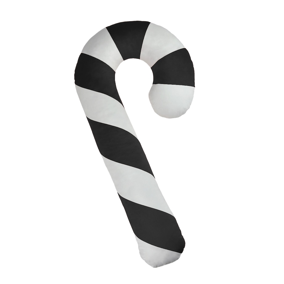 Poduszka XMAS wzór XM19 | Czarna laska cukrowa XXL