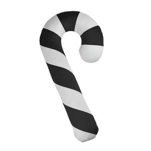 Poduszka XMAS wzór XM19 | Czarna laska cukrowa XXL