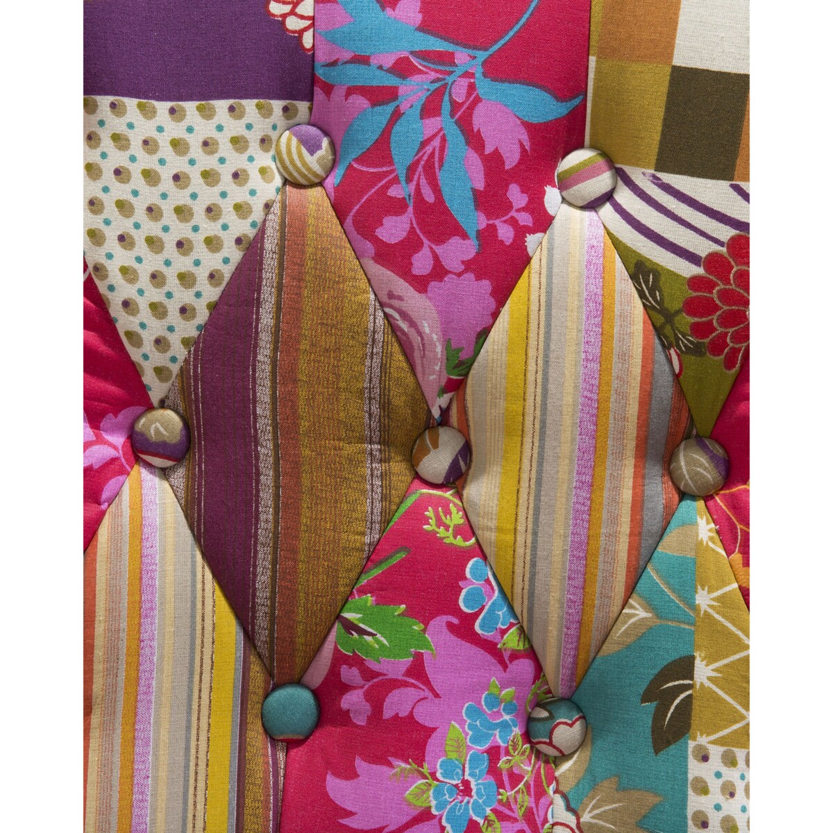 Fotel uszak patchwork wielokolorowy MOLDE