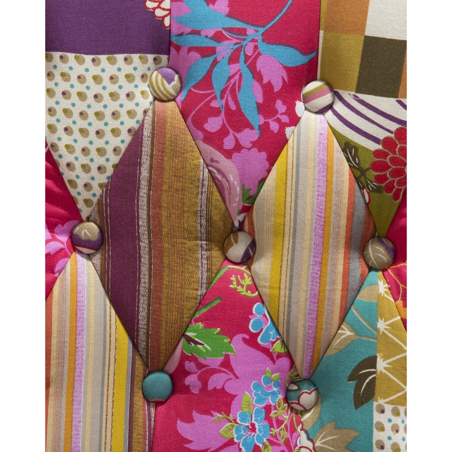 Fotel uszak patchwork wielokolorowy MOLDE