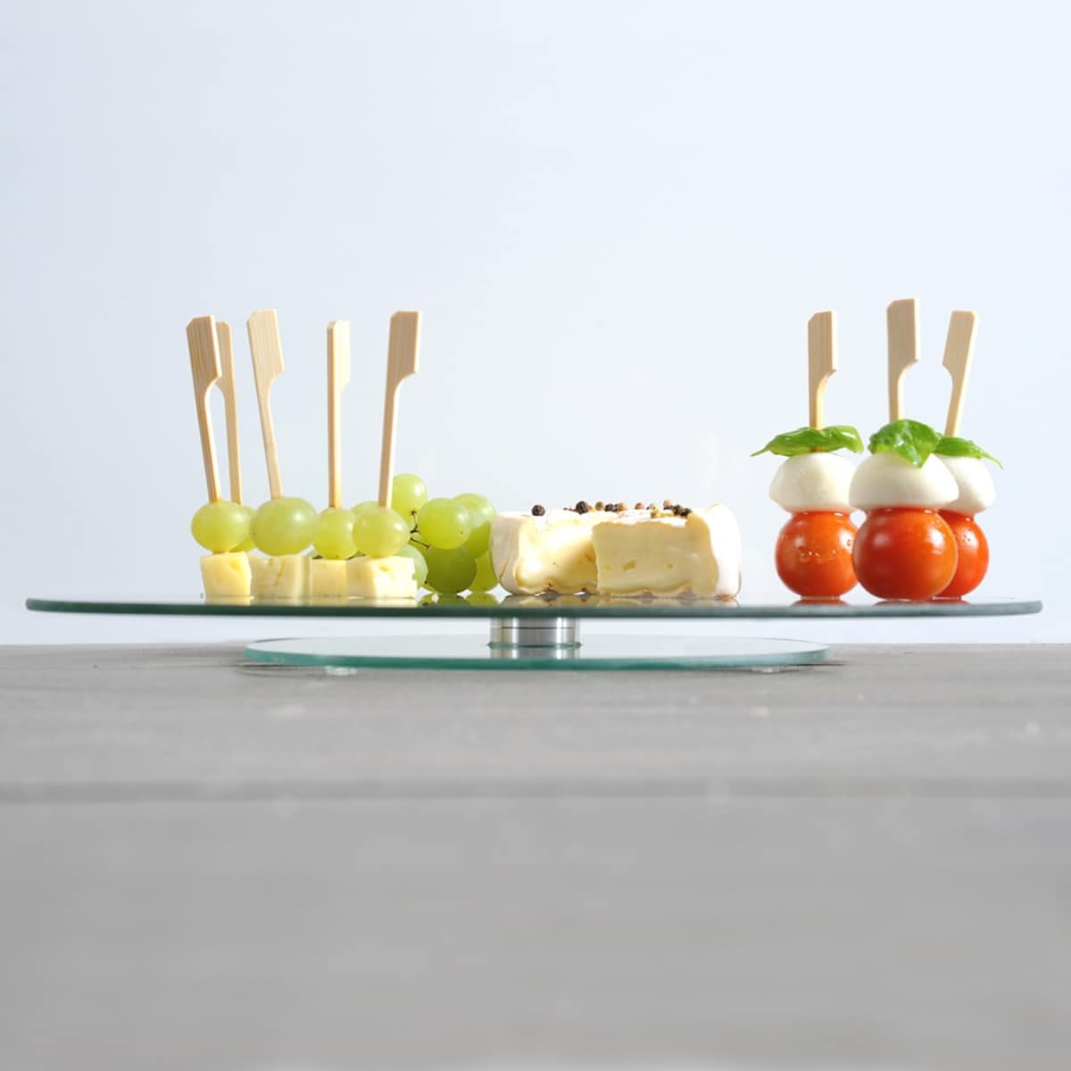 Obrotowa szklana patera KESPER, Ø 35 cm