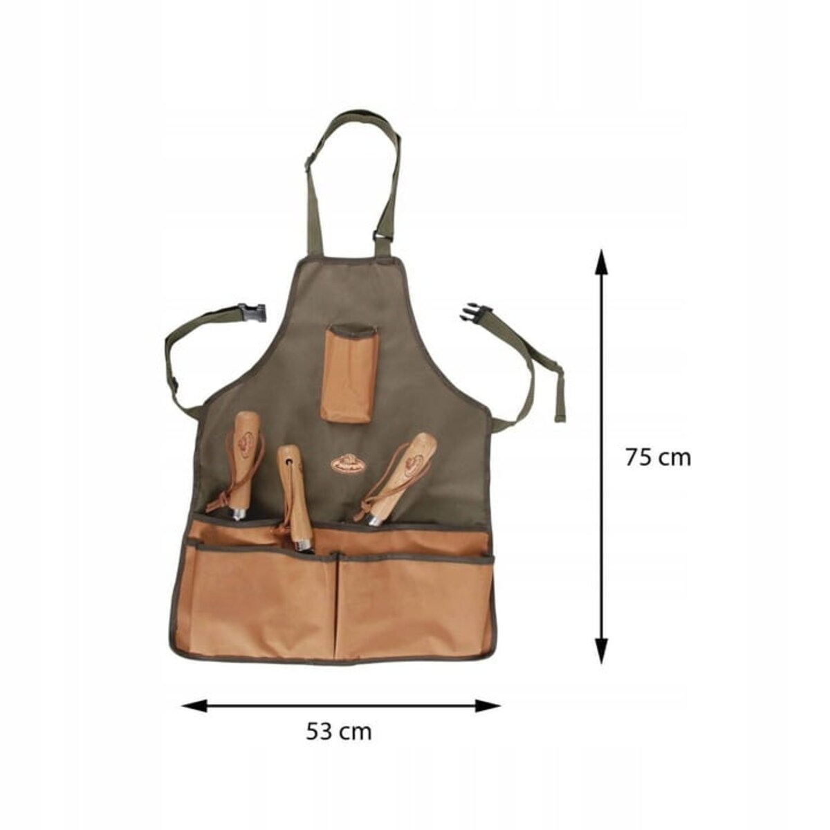 Fartuch Ogrodniczy Ogrodowy Kieszenie na Narzędzia Regulowany