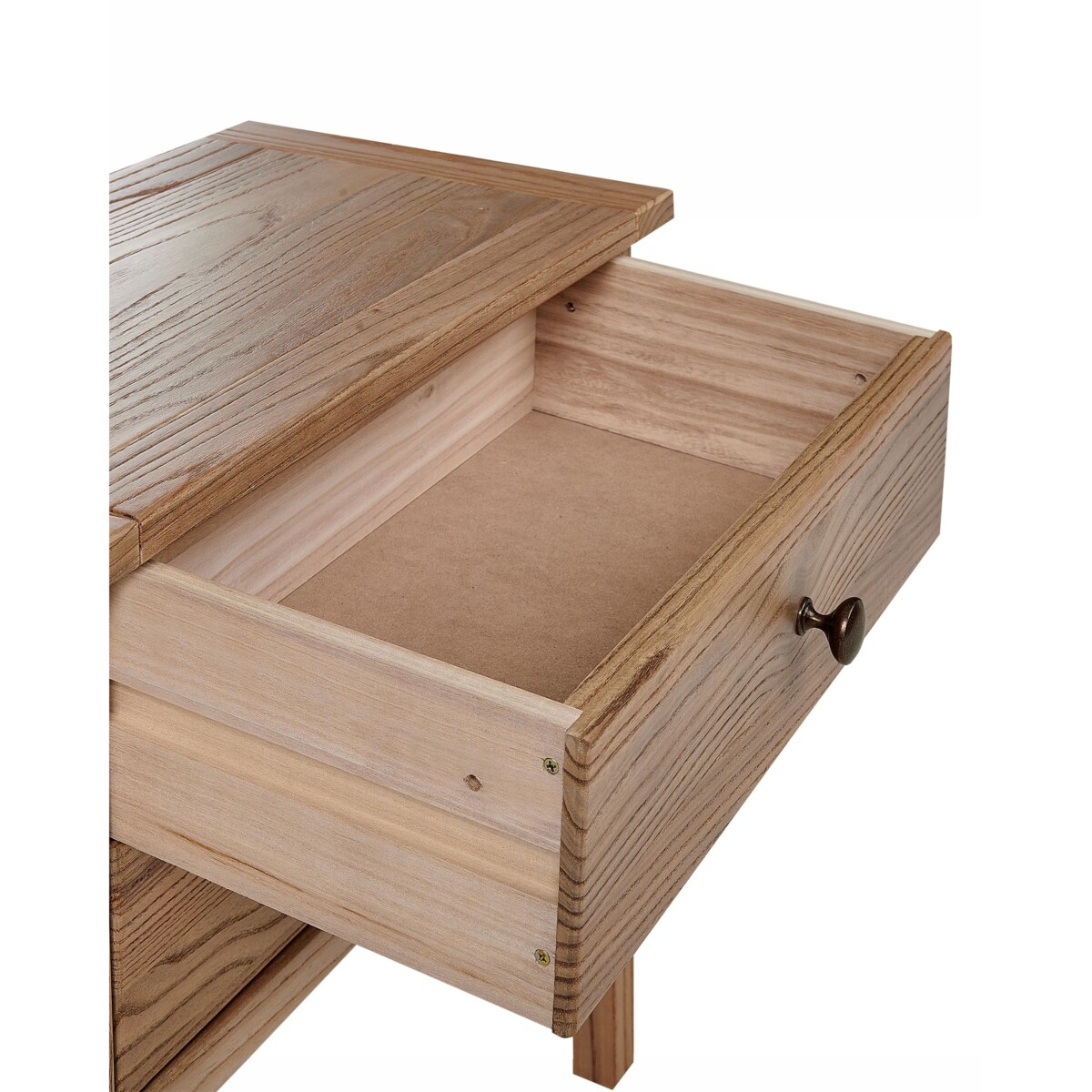 Szafka nocna 2 szuflady Drewno Jasne drewno SALTON