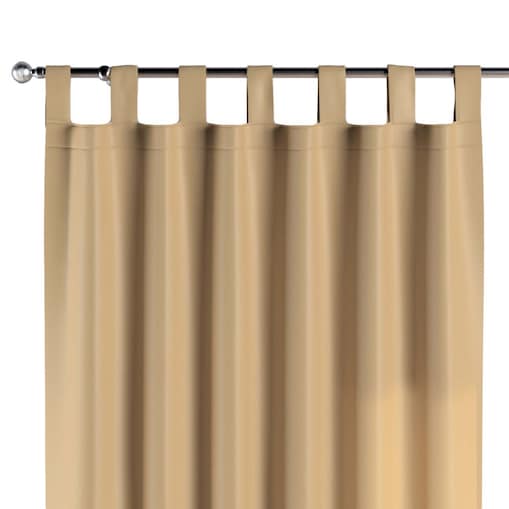 Zasłona na szelkach 1 szt. 130x260 złoty z połyskiem