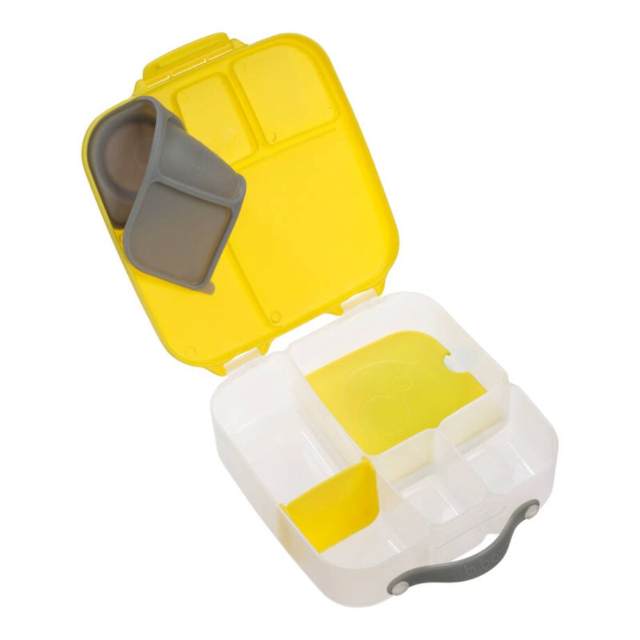Lunchbox dla dzieci i dorosłych - śniadaniówka z przegródkami i wkładem chłodzącym Lemon Sherbet, b.box