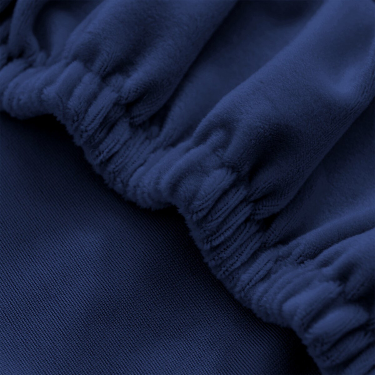 POKROWIEC NA KRZESŁO SKANDYNAWSKIE GRANATOWY WELUR ELASTYCZNY [21EB]