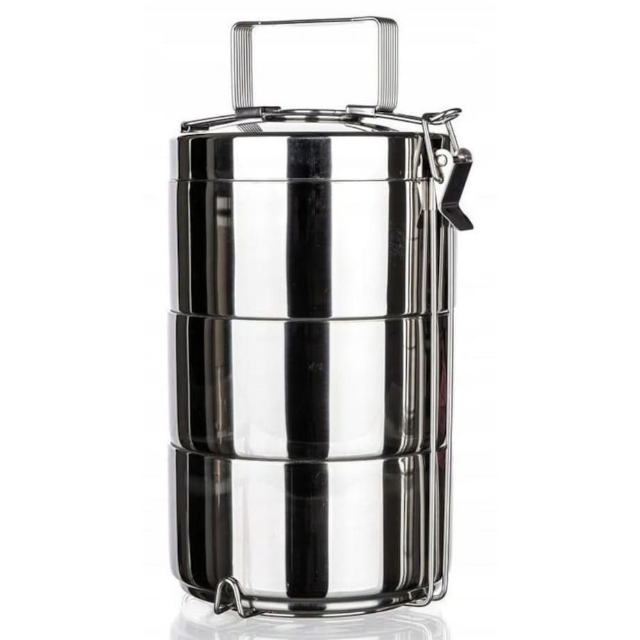 TERMOS OBIADOWY MENAŻKA pojemnik na jedzenie obiad 3 części przenoszenia