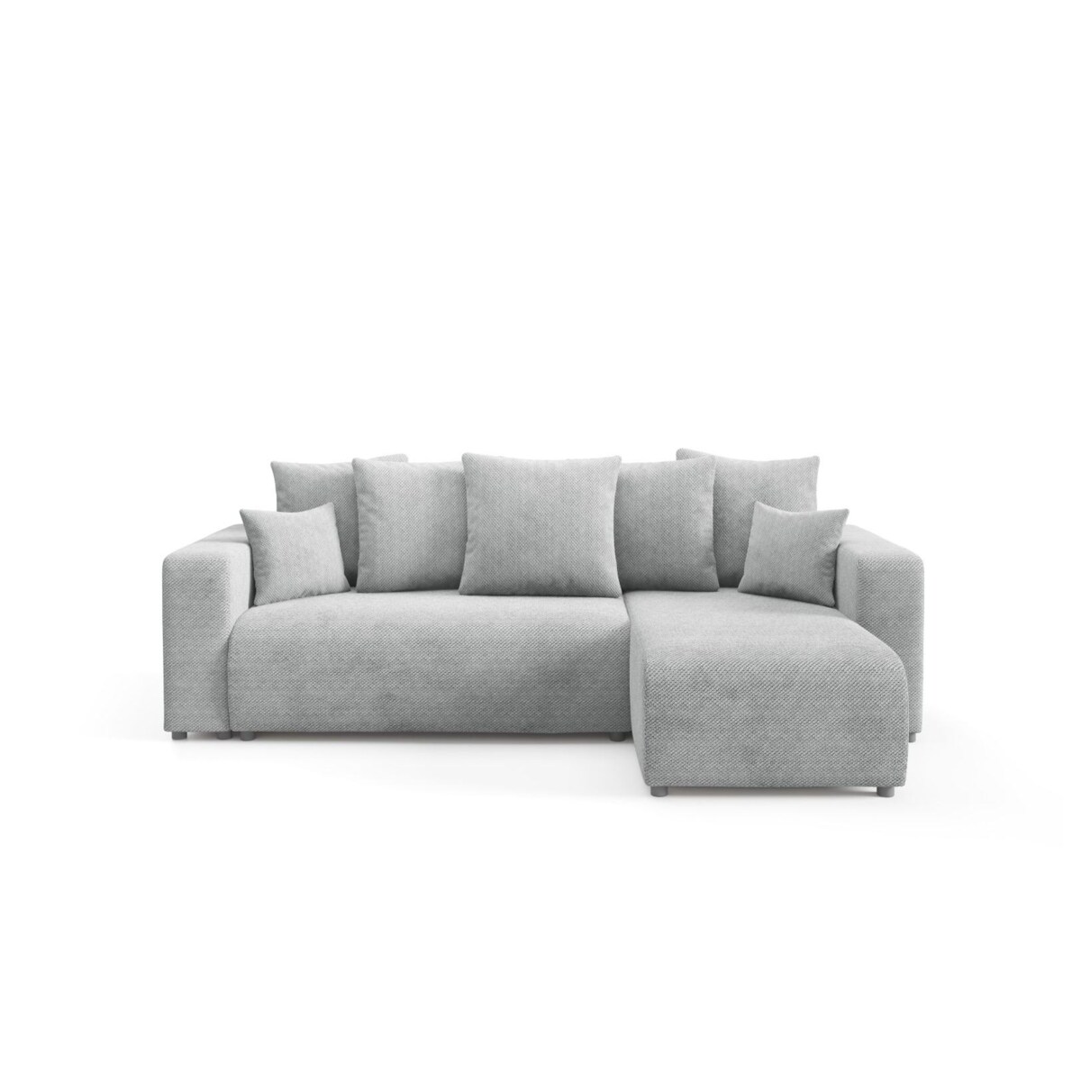 Narożnik EVORA L z pojemnikiem tkanina miękki plusz Kolor: Onega 08