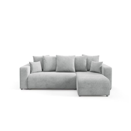 Narożnik EVORA L z pojemnikiem tkanina miękki plusz Kolor: Onega 08