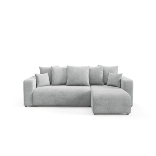 Narożnik EVORA L z pojemnikiem tkanina miękki plusz Kolor: Onega 08