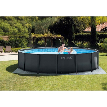 Basen stelażowy ogrodowy z pompą piaskową 488x122cm Intex 26326ND-6W1 model 2026