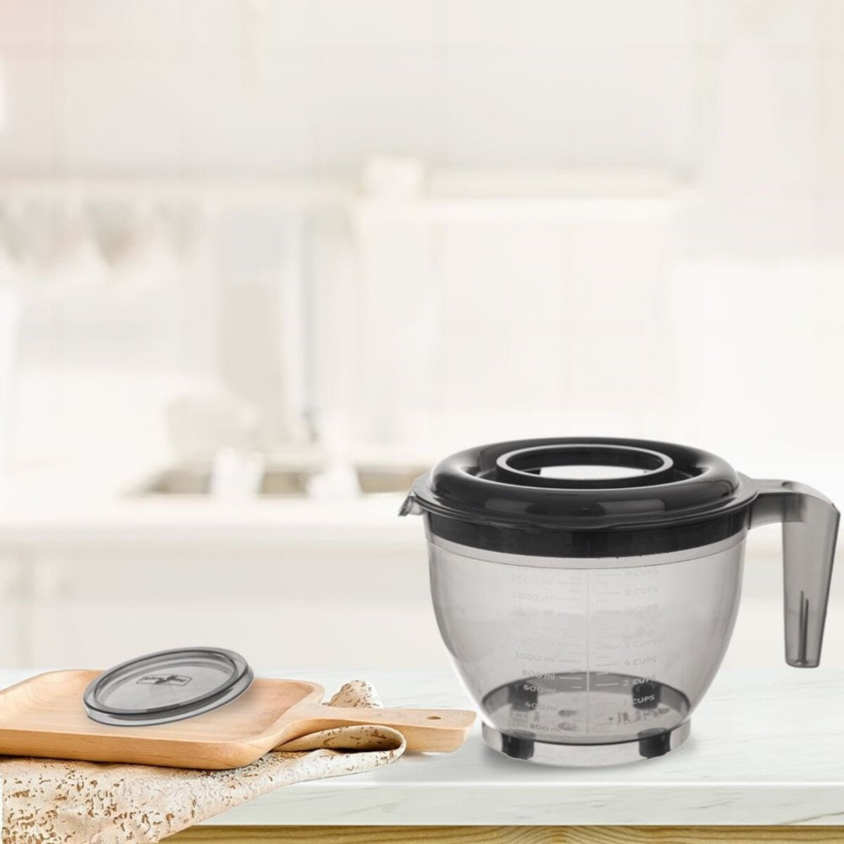 Miska Kuchenna do miksowania Ubijania miarką Uchwytem Otworem 2,5 l Pojemnik