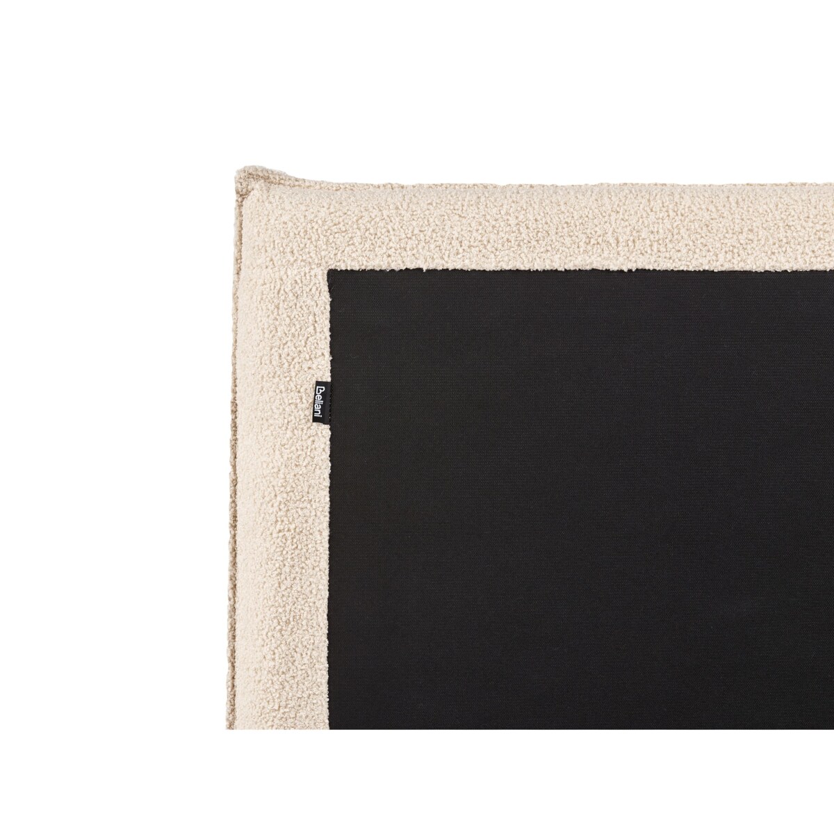 Łóżko z pojemnikiem Boucle LAVAUR 180 x 200 cm Beżowy