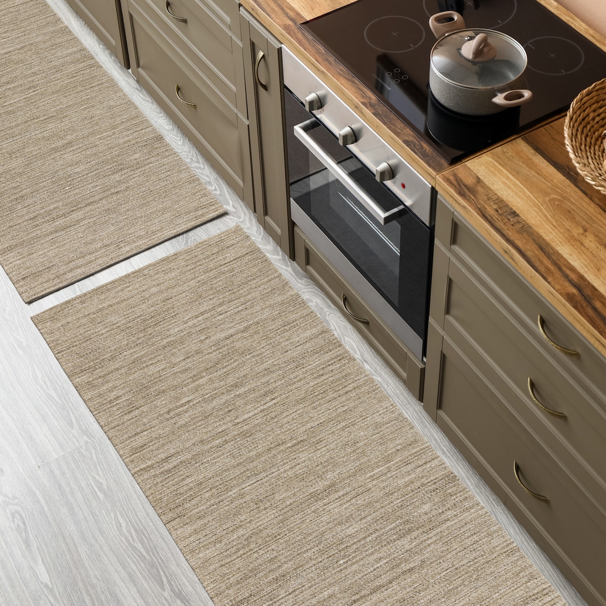 Chodnik antypoślizgowy Siena 75x160 cm e-floor beżowy