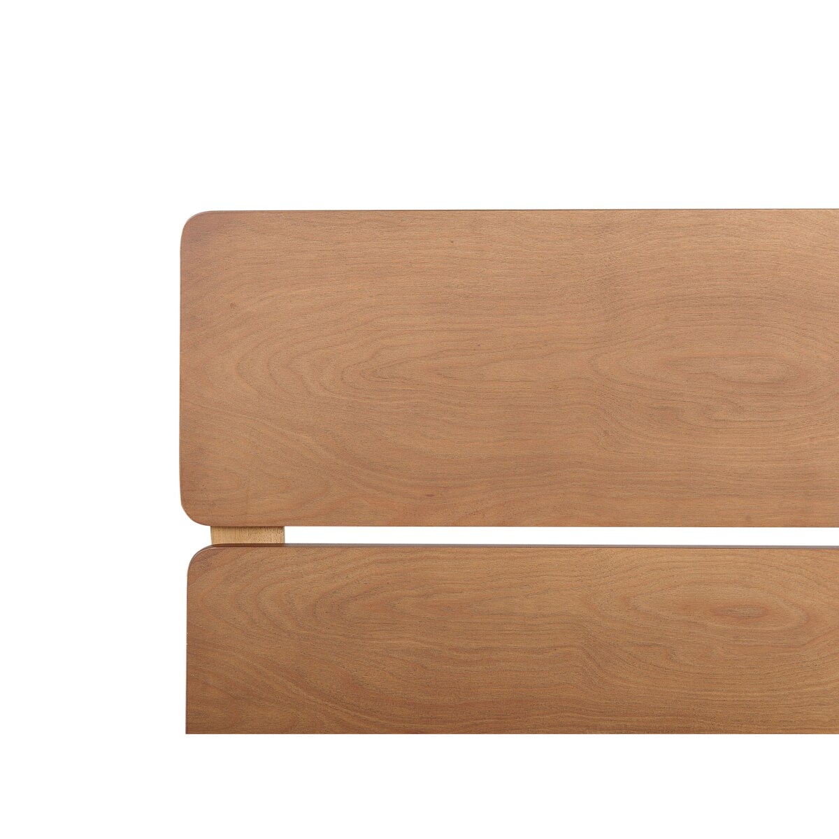 Łóżko LED drewniane 140 x 200 cm jasne BOISSET