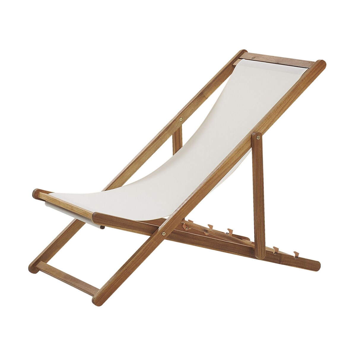 Leżak ogrodowy jasne drewno akacjowe ANZIO