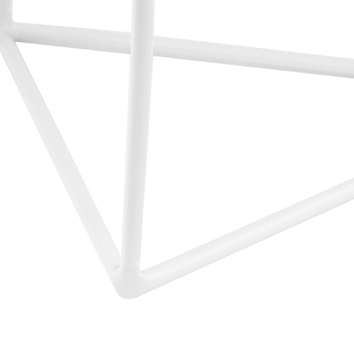 Donica na nóżkach LIPARIS 30 cm Metal Biały