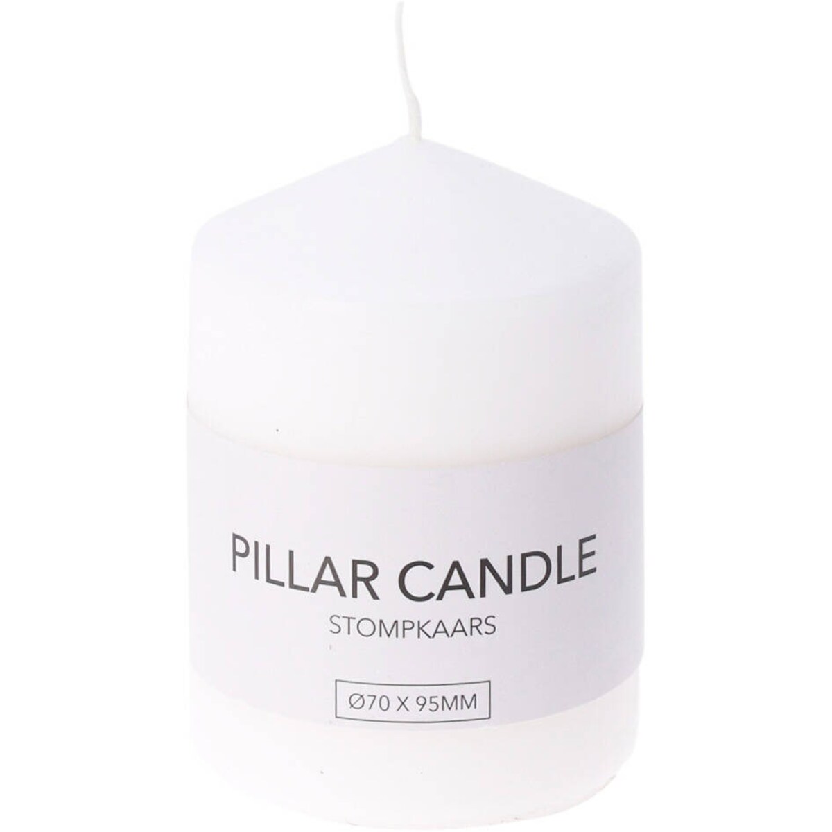 Świeca walec z parafiny, Ø 7 x 9,5 cm