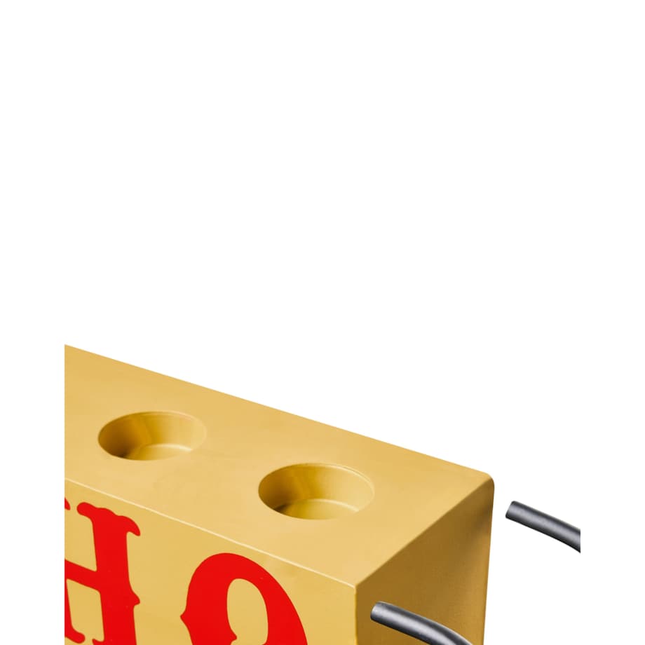 Świecznik KUHMO Żółty Metal