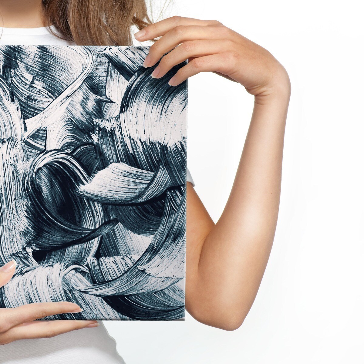 Obraz nowoczesna abstrakcyjna sztuka 70x50cm