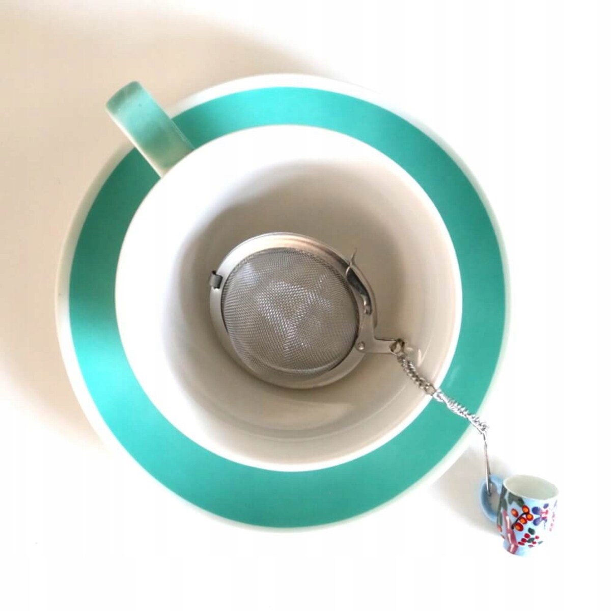 Zaparzacz kulka do herbaty naparów zawieszka stal nierdzewna wysoka jakość