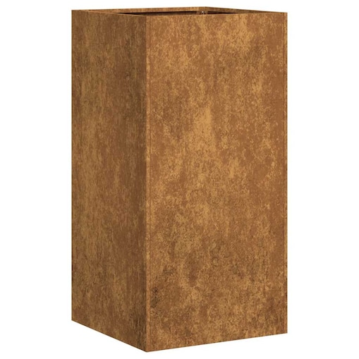 vidaXL Doniczka Rusty 40x40x80 cm Stal nierdzewna