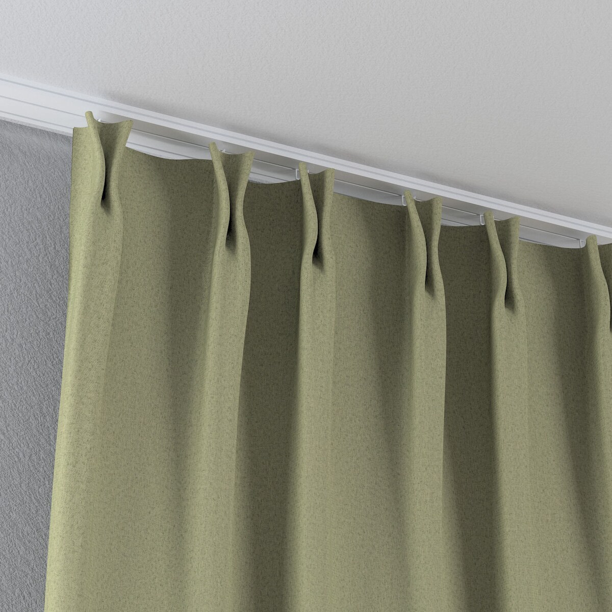 Zasłona na haczykach flex podwójnych 130x260 zielony