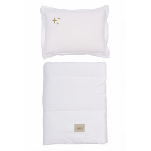 Pościel washed cotton z wypełnieniem Stars ecru - L